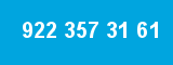 922 357 31 61 922 357 31 61